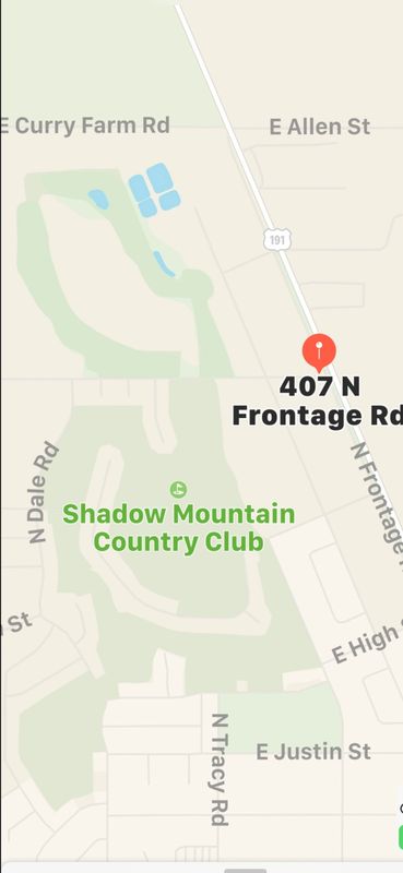 Shadow Mountain Country Club area map